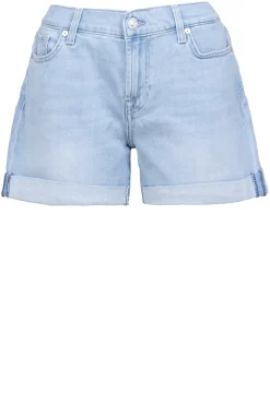 Discount 7 For All Mankind Stretch Denim Short Roll | Blue... | | Little Soho