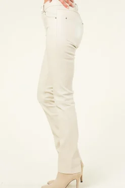 Best Sale STUDIO AR Stretch Leather Pants Amary | Natural... | | Little Soho