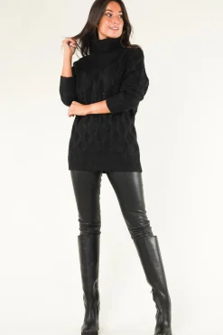 Clearance Dante 6 Stretch Leather Paperbag Pants Duran | Black... | | Little Soho