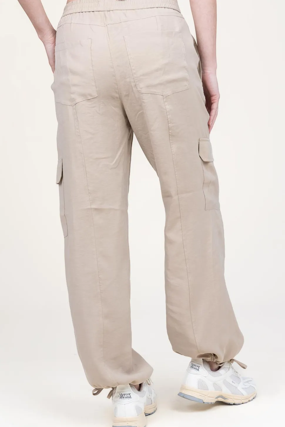 Store Dante 6 Stretch Linen Mix Trousers Zach | Natural... | | Little Soho