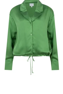 Sale Dante 6 Stretch Silk Blouse Emery | Green... | | Little Soho