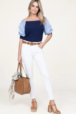 Discount Lois Jeans Stretch Skinny Jeans Celia | White... | | Little Soho