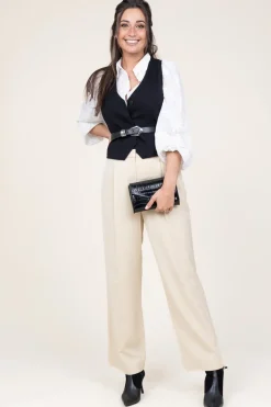 Fashion ba&sh Stretch Trousers Gona | Natural... | | Little Soho