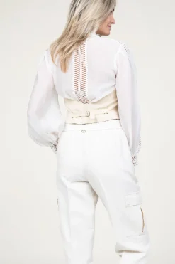 Flash Sale ba&sh Stretch Waistcoat Good | Natural... | | Little Soho