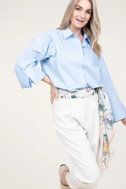 Clearance Aaiko Striped Blouse Elda | Blue... | | Little Soho