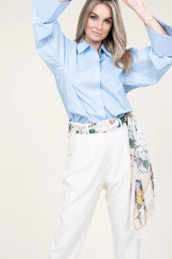 Clearance Aaiko Striped Blouse Elda | Blue... | | Little Soho