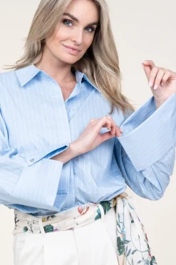 Clearance Aaiko Striped Blouse Elda | Blue... | | Little Soho