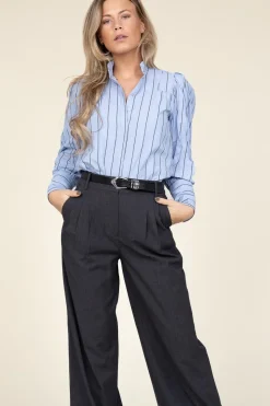 Discount Co'Couture Striped Blouse Ivana | Blue... | | Little Soho