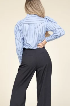 Discount Co'Couture Striped Blouse Ivana | Blue... | | Little Soho