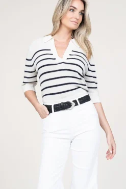 Flash Sale Dante 6 Striped Soft Sweater Jackey | Natural... | | Little Soho