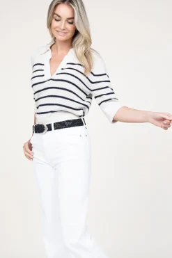 Flash Sale Dante 6 Striped Soft Sweater Jackey | Natural... | | Little Soho