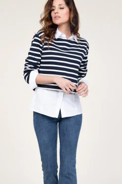 Clearance Co'Couture Striped Sweater Classic | Blue... | | Little Soho