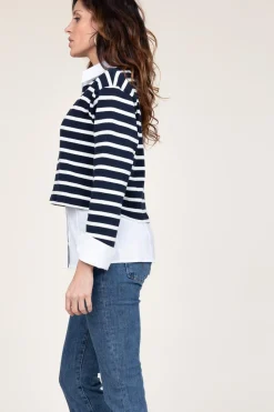 Clearance Co'Couture Striped Sweater Classic | Blue... | | Little Soho