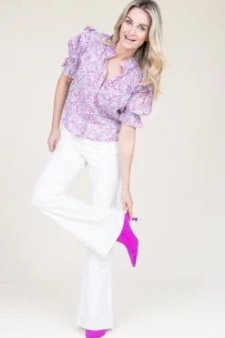 Shop Ivylee Copenhagen Suede Ankle Boots Anna | Pink... | | Little Soho