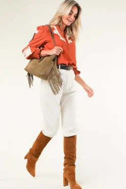 Cheap Vanessa Bruno Suede Fringe Bag Cleo Large | Green... | | Little Soho