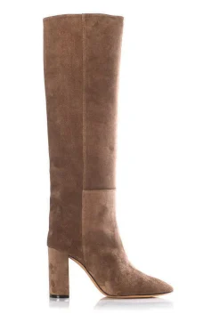 Best Sale Toral Suede Knee Boots Sofia | Brown... | | Little Soho