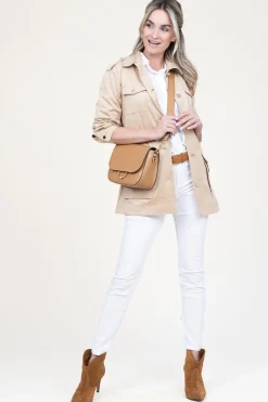Sale Liu Jo Suede Safari Jacket Tonnara | Camel... | | Little Soho