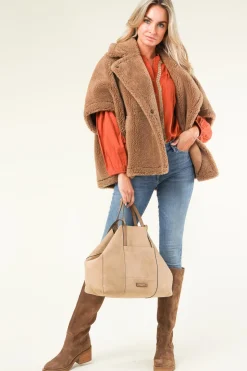 Sale Gianni Chiarini Suede Shopper Superlight | Natural... | | Little Soho