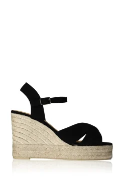 Store Castaner Suede Wedges Blaudell | Black... | | Little Soho
