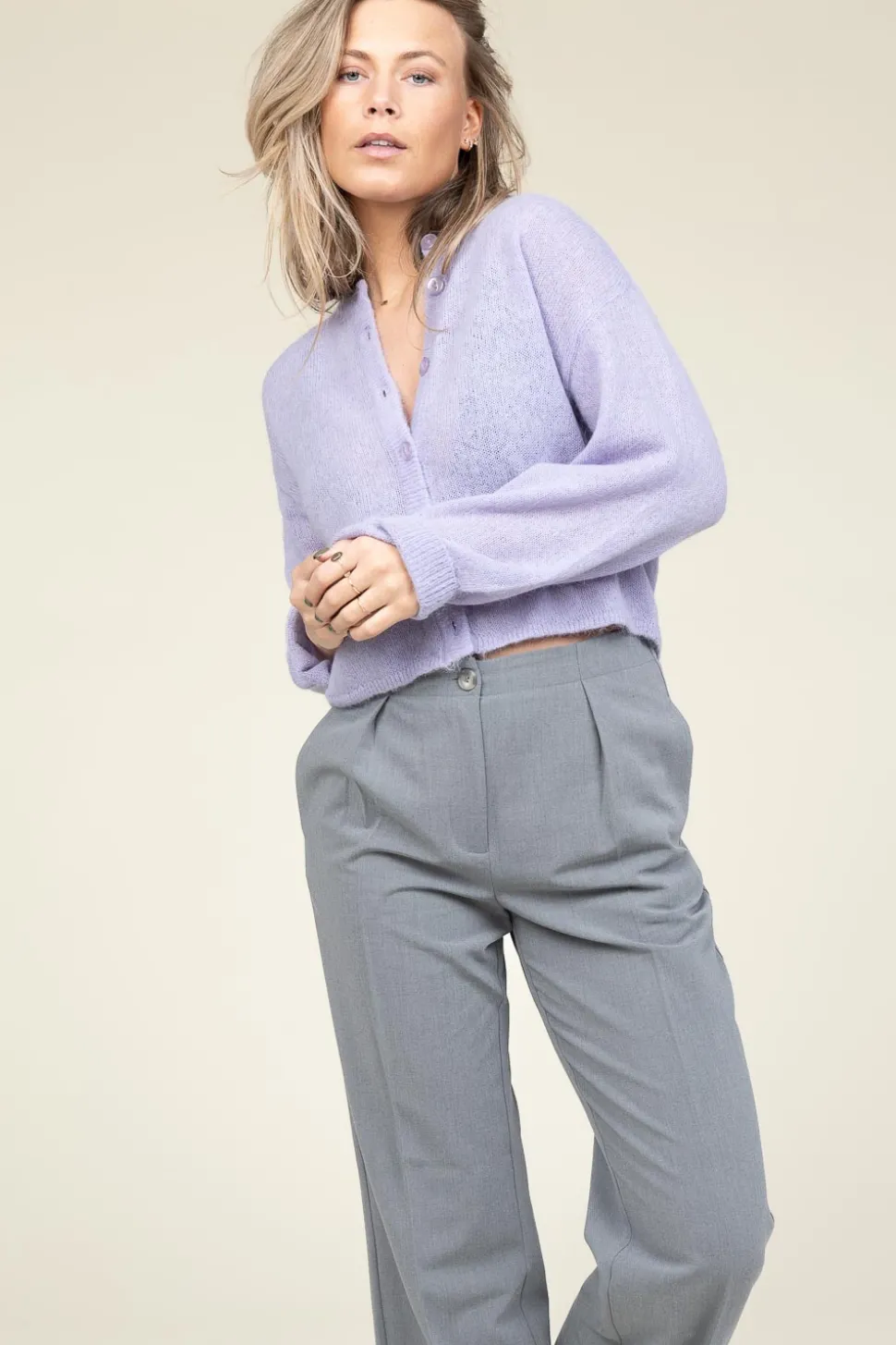 Cheap Dante 6 Super Soft Alpaca Cardigan Lando | Purple... | | Little Soho