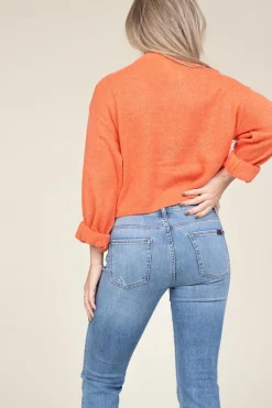 New Dante 6 Super Soft Alpaca Cardigan Lando | Orange... | | Little Soho