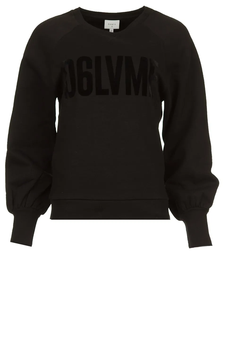 Shop Dante 6 Sweater With Balloon Sleeves Love Me | Black... | | Little Soho