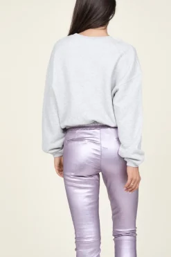 Online American Vintage Sweater With Logo Polar | Grey... | | Little Soho