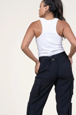 Shop Co'Couture Tanktop With Logo Sahara | White... | | Little Soho