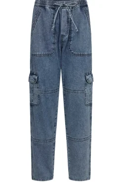 Hot Co'Couture Tencel Denim Cargo Jeans Benson | Blue... | | Little Soho