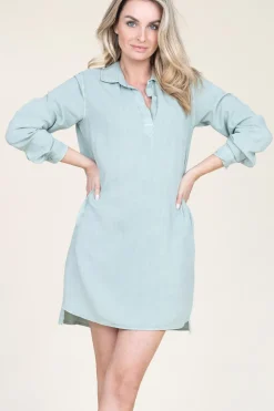 Fashion Bella Dahl Tencel Dress Lisa | Green... | | Little Soho