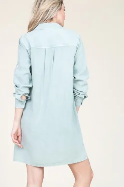 Fashion Bella Dahl Tencel Dress Lisa | Green... | | Little Soho