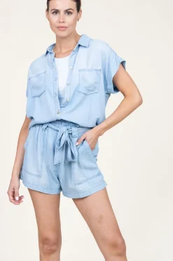 Online Bella Dahl Tencel Short Mara | Blue... | | Little Soho