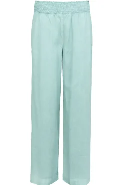 Shop Bella Dahl Tencel Wide Leg Pants Iris | Green... | | Little Soho