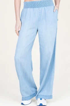 Fashion Bella Dahl Tencel Wide Leg Pants Iris | Blue... | | Little Soho
