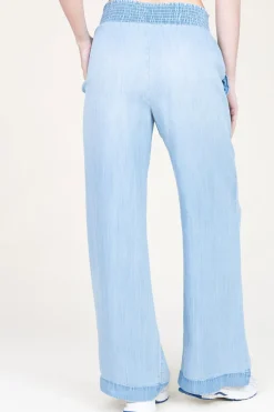 Fashion Bella Dahl Tencel Wide Leg Pants Iris | Blue... | | Little Soho