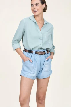 Store Bella Dahl Tencil Blouse Kyra | Green... | | Little Soho