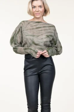 Store Mes Demoiselles Tie-Dye Alpaca Cropped Sweater Torny | Beige... | | Little Soho