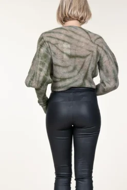 Store Mes Demoiselles Tie-Dye Alpaca Cropped Sweater Torny | Beige... | | Little Soho