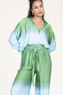 New Ibana Tie-Dye Blouse Talmy | Green... | | Little Soho