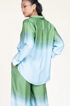New Ibana Tie-Dye Blouse Talmy | Green... | | Little Soho