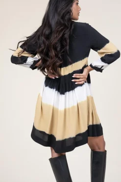 New ba&sh Tie-Dye Dress Vlada | Yellow... | | Little Soho