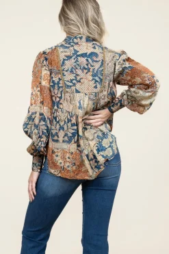 Sale Mes Demoiselles Top With Balloon Sleeves Norma | Multi... | | Little Soho