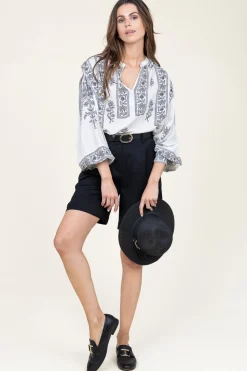 New Stella Forest Top With Balloon Sleeves Dorina | Natural... | | Little Soho