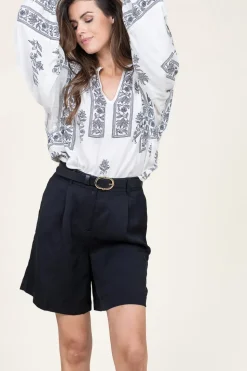 New Stella Forest Top With Balloon Sleeves Dorina | Natural... | | Little Soho