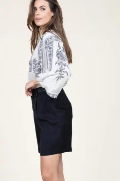 New Stella Forest Top With Balloon Sleeves Dorina | Natural... | | Little Soho