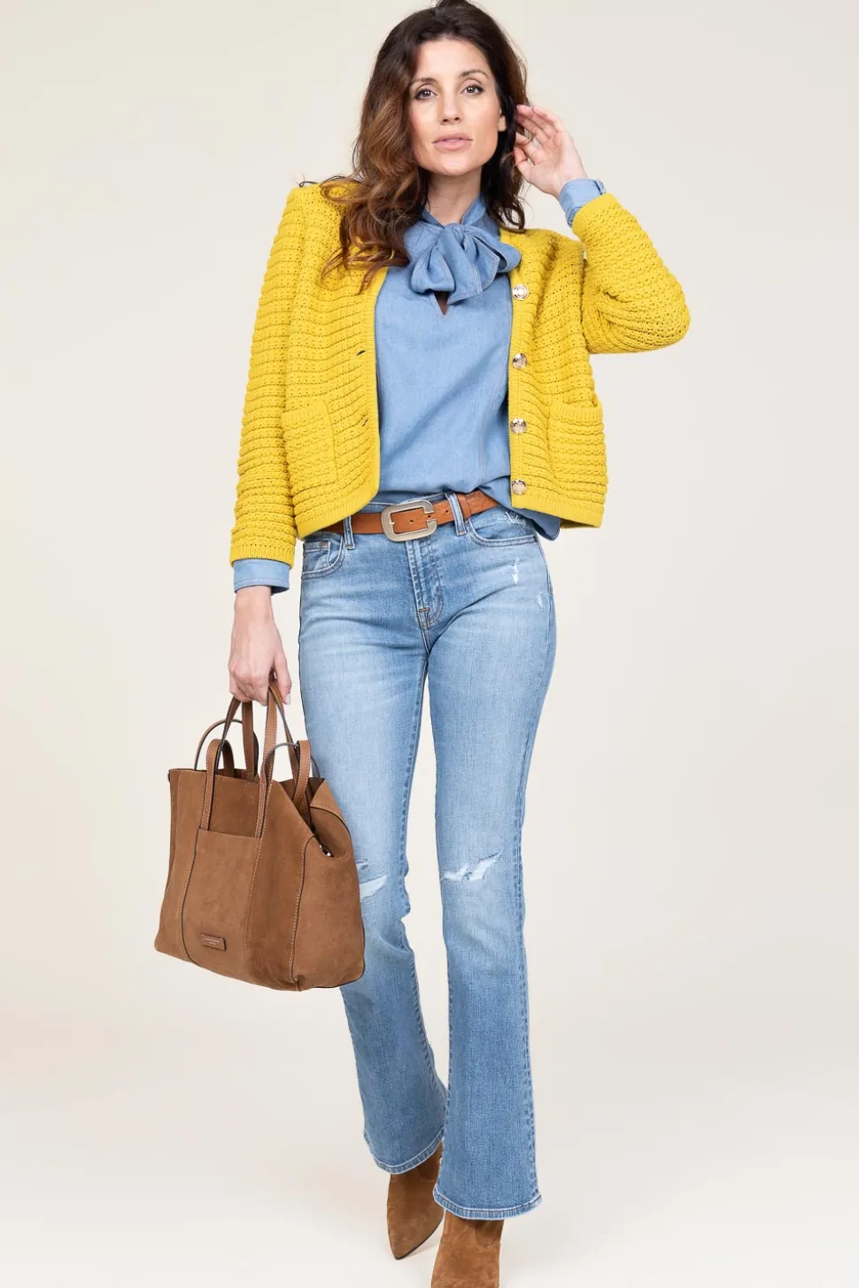 Outlet Co'Couture Top With Bow Detail Titus | Blue... | | Little Soho