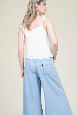 Fashion Berenice Top With Butterfly Embroidery Thais | Natural... | | Little Soho