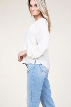 Clearance Dante 6 Top With Embroidered Details Astia | Natural... | | Little Soho