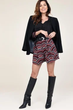 Shop Greek Archaic Kori Top With Embroidery | Black... | | Little Soho