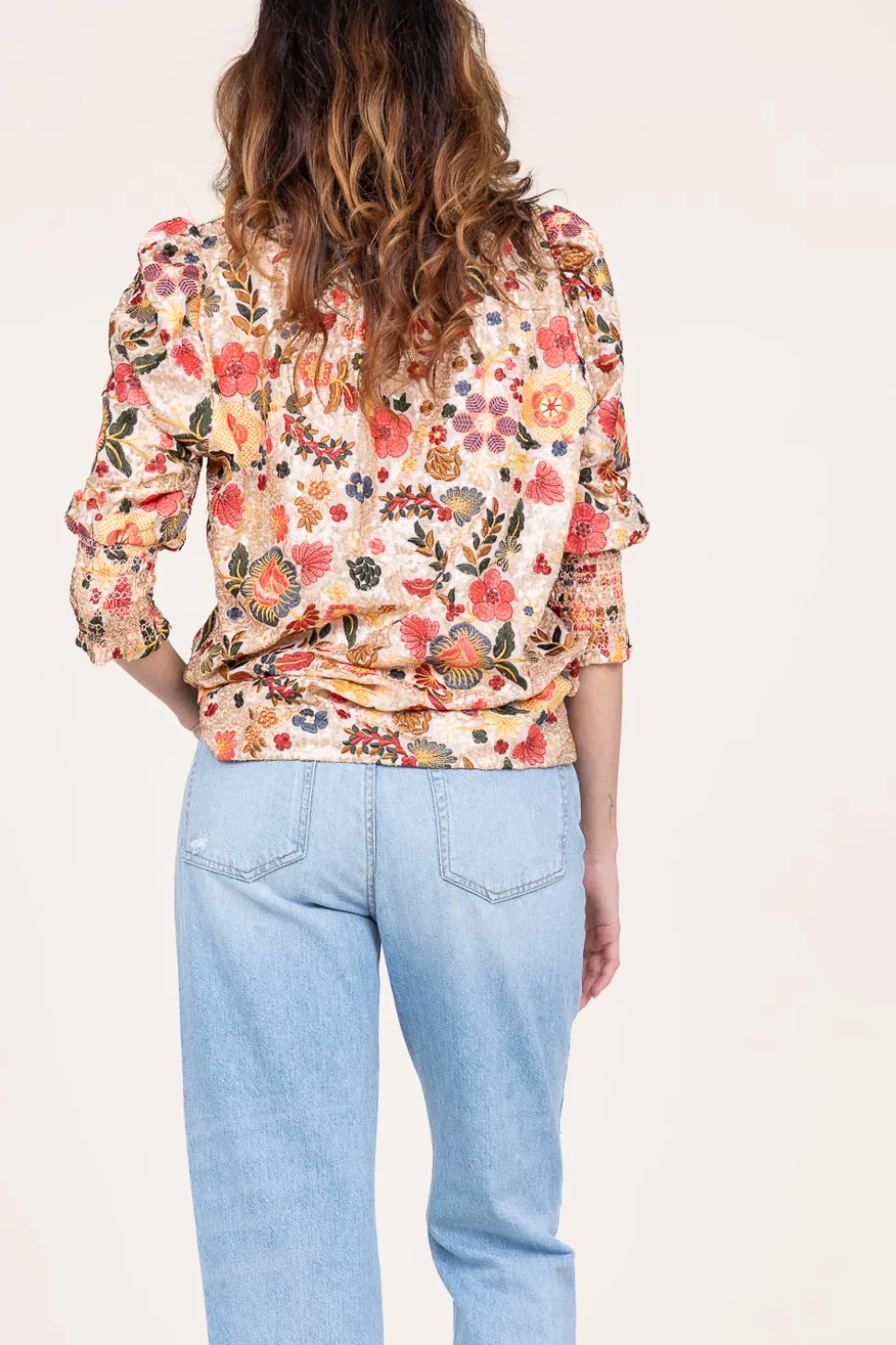 Cheap Est'Seven Top With Embroidery And Sequins Elise | Multi... | | Little Soho